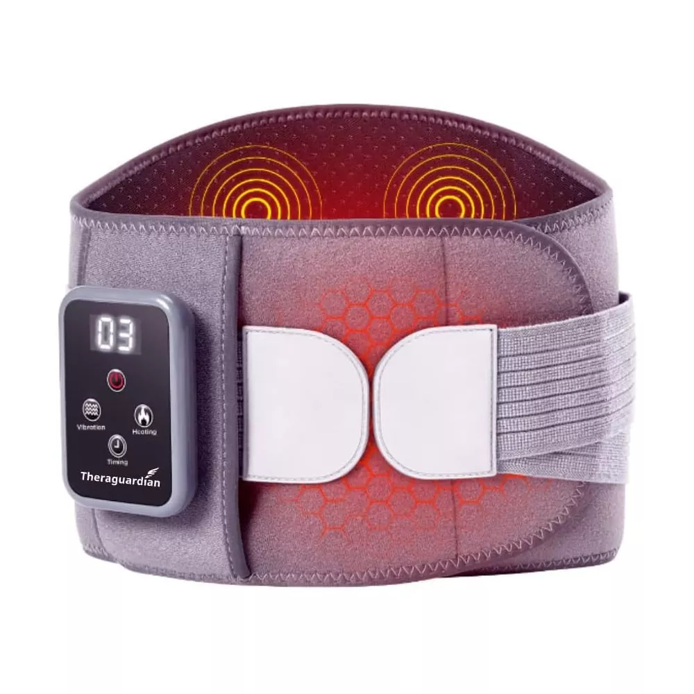 Vibrationsmassage-Heiz-Taillenstützgürtel